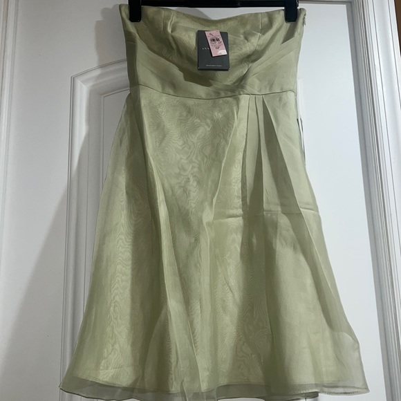 Robe Noire Sans Bretelles Ann Taylor Taille 0 - Soie Simple - Neuve Avec étiquettes (NWT)